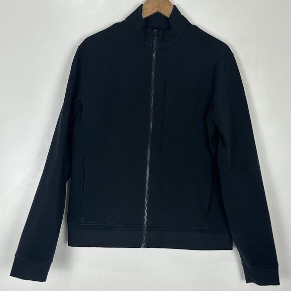 Lululemon Sojourn Jacket BlackMens Large L Full Zip Lightweight M4616S